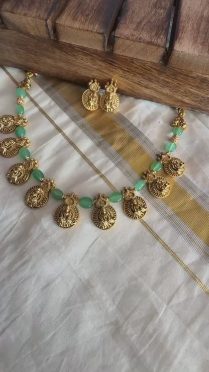 Kasumala Kemp Lakshmi Necklace Set | Premium Quality