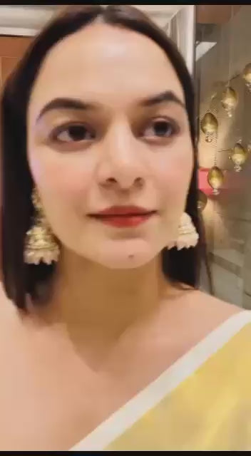 Elephant Embroidery Golden Jari Cotton Saree