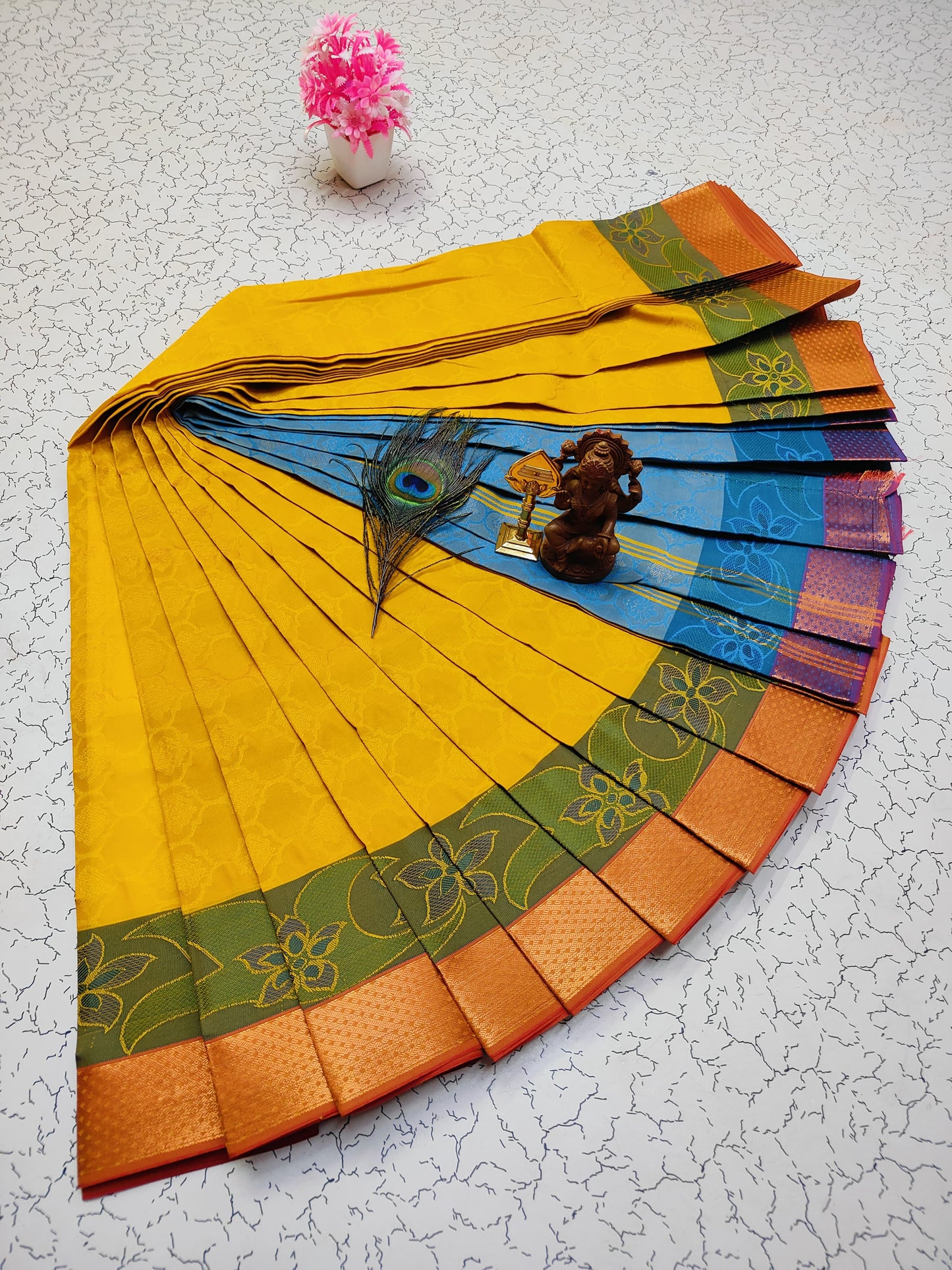 Poonthamil Silk Sarees ✨ | Elegant 3D Embossed Karizma Silk Saree